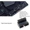 10 PCS 3.0 19P 20P Motherboard Male To Female Extension Adapter, Model: PH19A(Balck)