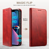 For Samsung Galaxy S25+ 5G Suteni Calf Texture Horizontal Flip Leather Phone Case(Red)