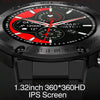K28H 1.32 Inch Heart Rate/Blood Pressure/Blood Oxygen Monitoring Watch, Color: Silver Gray