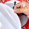 Self-adhesive Waterproof PVC Epidemic Prevention Social Distance Floor Stickers, Length24cm