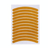 Jg-Phc-12 Children Bicycle Scooter Reflective Sticker Night Warning Riding Contour Sticker(Yellow)