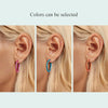 S925 Sterling Silver Electroplated Color Earrings(SCE1608-LOG)