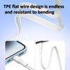 ROMOSS PD100W 3-In-1 Retractable Data Cable Type-C/USB-C To 8 Pin & Type-C & Micro Line 1.1m (White)