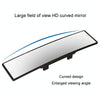 Car Rearview Mirror Snap-on HD Anti-fog Anti-dazzle Wide Angle Curved Mirror, Size: 28.5x7cm