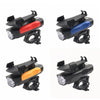 500LM Bicycle Light Mobile Phone Holder Multi-Function Riding Front Light With Horn 2400 mAh (Black Blue)