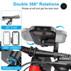 Waterproof Motorcycle Bicycle Cell Phone Holder 360 Rotating Riding Navigation Holder, Model: Handlebar