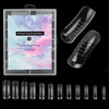 2 Boxes Nail Crystal Rapid Light Therapy Extension Nail Model, Shape: 120 PCS 03