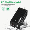 Carbon Fiber GaN PD65W Type-C + QC3.0 USB Quick Charger, AU Plug(White)