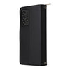 For Samsung Galaxy A33 5G Nine-card Slots Zipper Wallet Bag Leather Phone Case(Black)