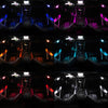 4 PCS Universal Car LED Inner Handle Light Atmosphere Lights Decorative Lamp DC12V / 0.5W Cable Length: 75cm (Pink Light)