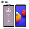 For Samsung Galaxy M01 Core 25 PCS 9H HD Large Arc High Alumina Full Screen Tempered Glass Film