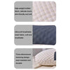 Neck-Protecting Knitted Non-Collapse Pillow Home Partition Massage Pillow, Spec: Medium