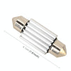 10 PCS 41mm DC12V / 1.7W / 7000K / 70LM 4LEDs SMD-5050 Car Reading Lamp(White Light)