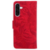 For Samsung Galaxy A26 5G Tiger Embossing Pattern Flip Leather Phone Case(Red)