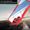 For Samsung Galaxy S21 Ultra 5G Acrylic + TPU 360 Degrees Full Coverage Phone Case(Pink)