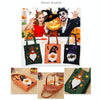 Halloween Cartoon Doll Linen Tote Bags(Green)