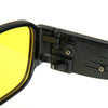 UV Protection Yellow Resin Lens Reading Glasses with Currency Detecting Function, +2.50D