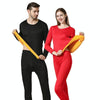 Men Women Gold Velvet Thickened Cold-Proof Thermal Underwear Set, Color: Female Purple(L)