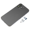 iPhone 13 Pro Max Back Cover Black - SIM Tray & Lens