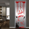 2m x 90cm Halloween Bloody Handprint Stickers without Glue Party Decoration Door Stickers