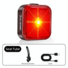 WEST BIKING Bicycle Waterproof High-Brightness Night Riding Warning Taillight(Seat Tube Model)