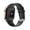 QS08 PRO 1.83 inch BT5.2 Smart Sport Watch, Support Sleep / Heart Rate / Blood Oxygen / Temperature / Blood Pressure Health Monitor(Gold+Black)
