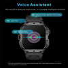 QX11 1.96 inch Color Screen Smart Watch Leather Strap Support Bluetooth Call(Brown)