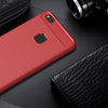 For Huawei P10 Lite Brushed Carbon Fiber Texture Shockproof TPU Protective Cover Case (Red)