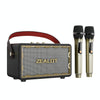 Zealot MT01M Retro Card Portable Wireless Bluetooth Speaker with Dual Microphones(Black)