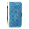 For Asus Zenfone 9 Colorful Magnetic Buckle Leather Phone Case(Blue)