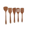 Long Handle Unpainted Chicken Wings Wooden Spatula Kitchen Utensils, Style:Large vegetable Spatula