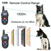 Dog Training Collar 1000m Remote Shock Vibration Intercom (Black)