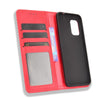 For ASUS Zenfone 8 / ZS590KS Magnetic Buckle Retro Crazy Horse Texture Horizontal Flip Leather Case with Holder & Card Slots & Photo Frame(Red)