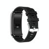 A8 1.98 inch 2 in 1 Bluetooth Earphone Silicone Strap Smart Watch, Support ECG / NFC(Black)