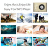 C26 IPX8 Waterproof Swimming Diving Sports MP3 Music Player with Clip & Earphone, Support FM, Memory:8GB(Gold)