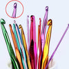 14 PCS/Set Color Alumina Single Head Crochet Handmade DIY Knitting Tool Material