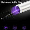 UV Blacklight Torch 365nm Rechargeable - Pet Urine Detector (Silver)