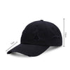 Washed Baseball Cap Casual Retro Shading Distress Torn Cap, Size:One Size(Creamy-white)