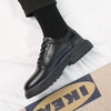 Men PU Leather Shoes Breathable Business Formal Wear Low Top Martin Boots, Size: 40(Black)