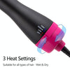 2 in 1 Multi-functional Comb Styling Rotating Hot Hair Dryer Straightener Curler EU Plug