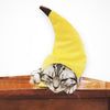 Funny Banana Cat Hat - Adjustable, Soft & Comfy