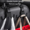 Car Electrical Bike Dual Hooks Stroller Portable Multi-Purpose Pole Hangers(Black)