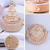Birthday Cake Shape Home Decor Originality  Wooden Musical  Boxes