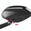 BSDDP Motorcycle 360-degree Rotating High-definition Reflective Rearview Mirror(Black)