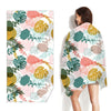 Double-Faced Velvet Quick-Drying Beach Towel Printed Microfiber Beach Swimming Towel, Size: 160 x 80cm(Fantasy Tree)