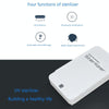 Multifunctional Mobile Phone Face Mask UV Disinfection Aromatherapy Ultraviolet Lamp Sterilizer Disinfectant Box(White)