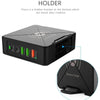 PD-75 Desktop PD Type-C USB QC 3.0 Fast Mobile Phone Charging Station Multifunctional Wireless Charger(EU Plug)