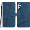 For Samsung Galaxy A26 5G Skin-feel Stitching Leather Phone Case(Blue)