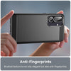 For Samsung Galaxy F56 5G Carbon Fiber Brushed Texture TPU Phone Case(Black)
