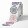 10 PCS Rose Flower Thank You Sticker Gift Box Sealing Sticker, Size: 38mm 500 / Rolls